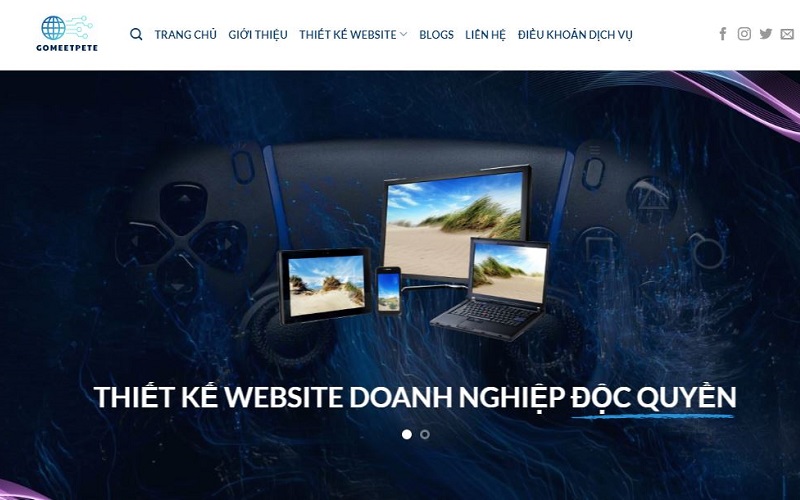 Công ty thiết kế web Gomeetpete