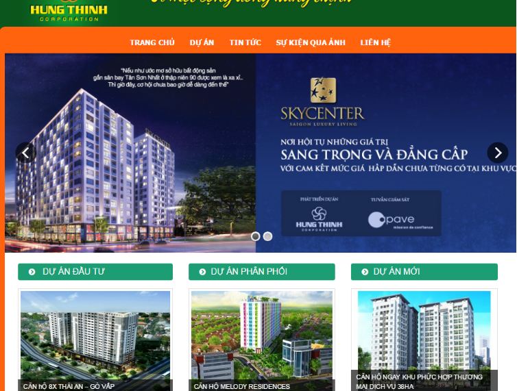 Website bds Hưng Thịnh