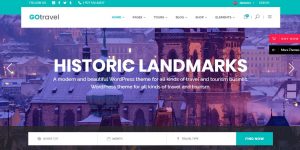 Gotravel - mẫu website du lịch hiện đại