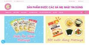 Matsuya - website bán hàng trẻ em - cháo ăn dặm