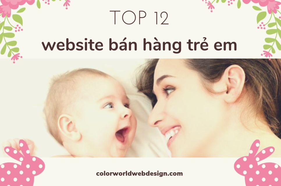 Top 12 website bán hàng trẻ em, trẻ sơ sinh uy tín nhất
