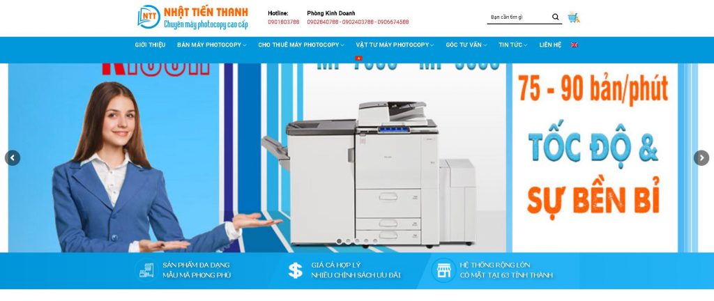 Công ty Nhật Tiến Thanh bán máy photocopy Toshiba