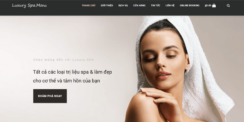 Top 10 mẫu web spa – thẩm mỹ viện đẹp, chuẩn SEO