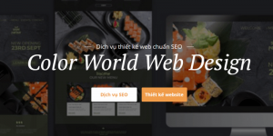 thiết kế website theo yêu cầu tại colorworld web design