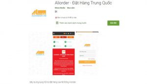 Order hàng Tmall ngay trên điện thoại di động