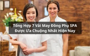 vải may đồng phục spa